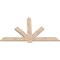 Ekena Millwork Kennewick Smooth Timber Gable Bracket, Douglas Fir, 72"W x 42"H x 1 1/2"D x 5 1/2"F, 14/12 Pitch GBW072X42X0206KEN00SDF - alternate 5